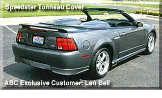 Mustang Convertible Top Boot/Tonneau Cover Vinyl 1999-2004